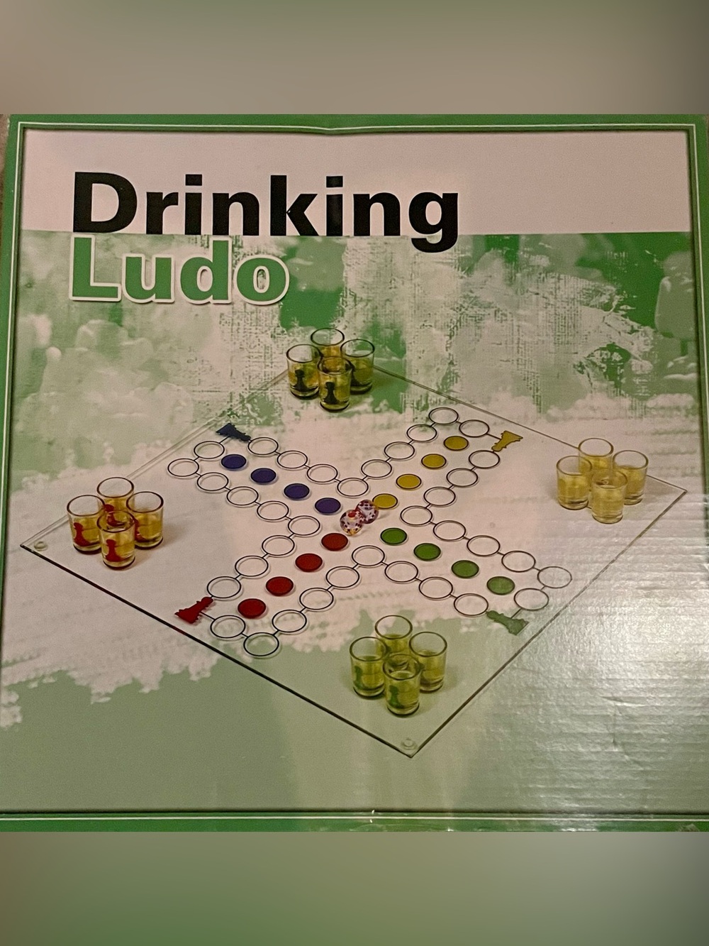 Drinking Ludo Game - Shot Glass Board Game